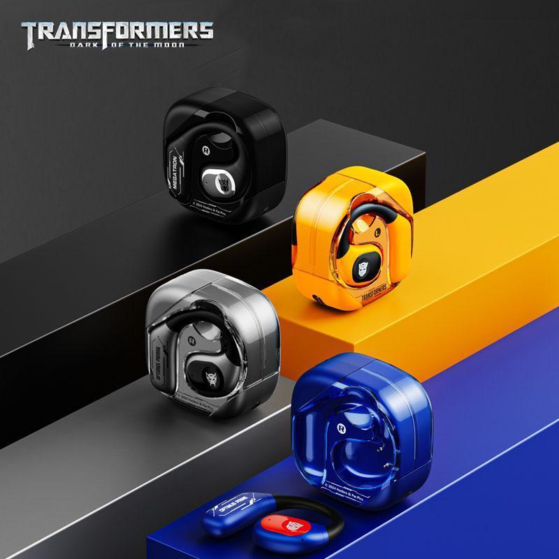 Transformers TF-T18 Bluetooth-compatible 5.4 Earphone, Fashion Open Wireless Earbuds with Built-in Microphone for Sports & Gaming, Long Battery Life Headset for Daily