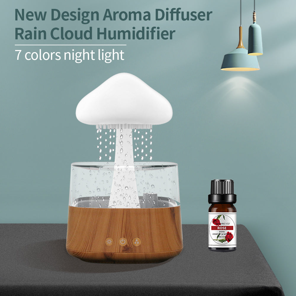 Ultrasonic atomizing cloud and rain humidifier