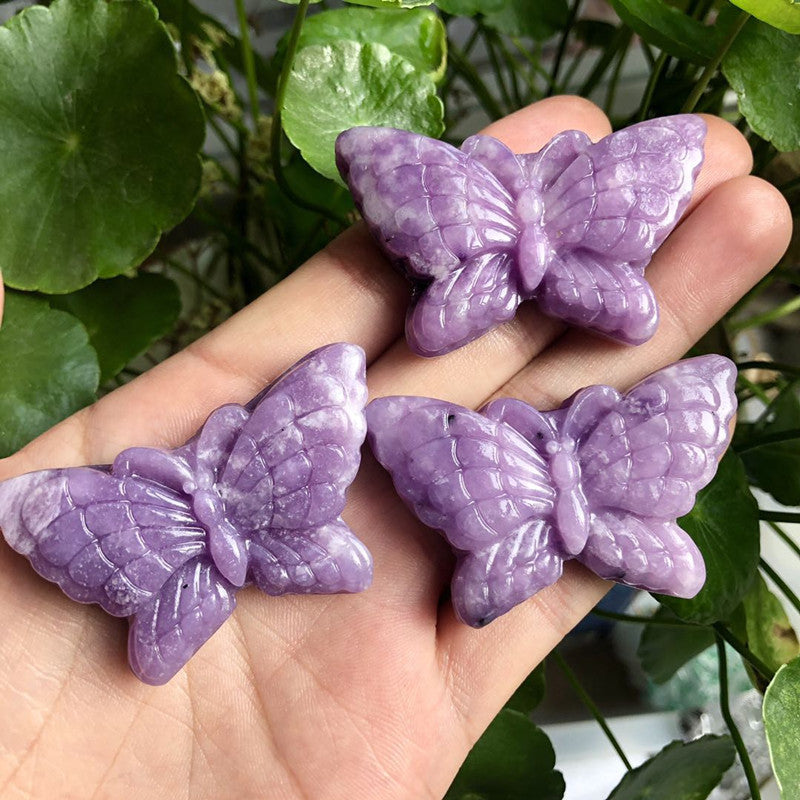 Nature Purple pendant Random 1set=3pcs,40-50mm