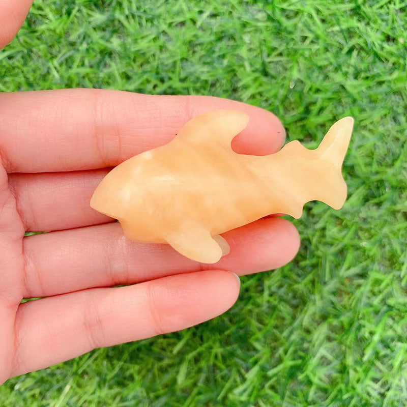 Natural shark crystal sets