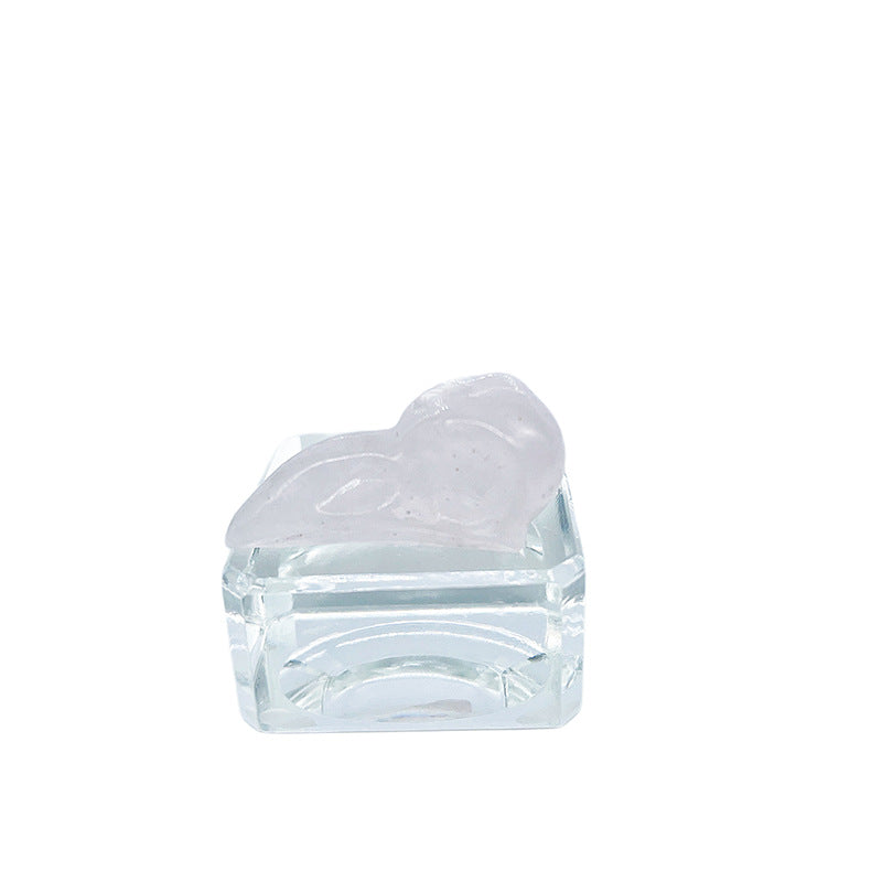 Natural Crystal Raven skull sets