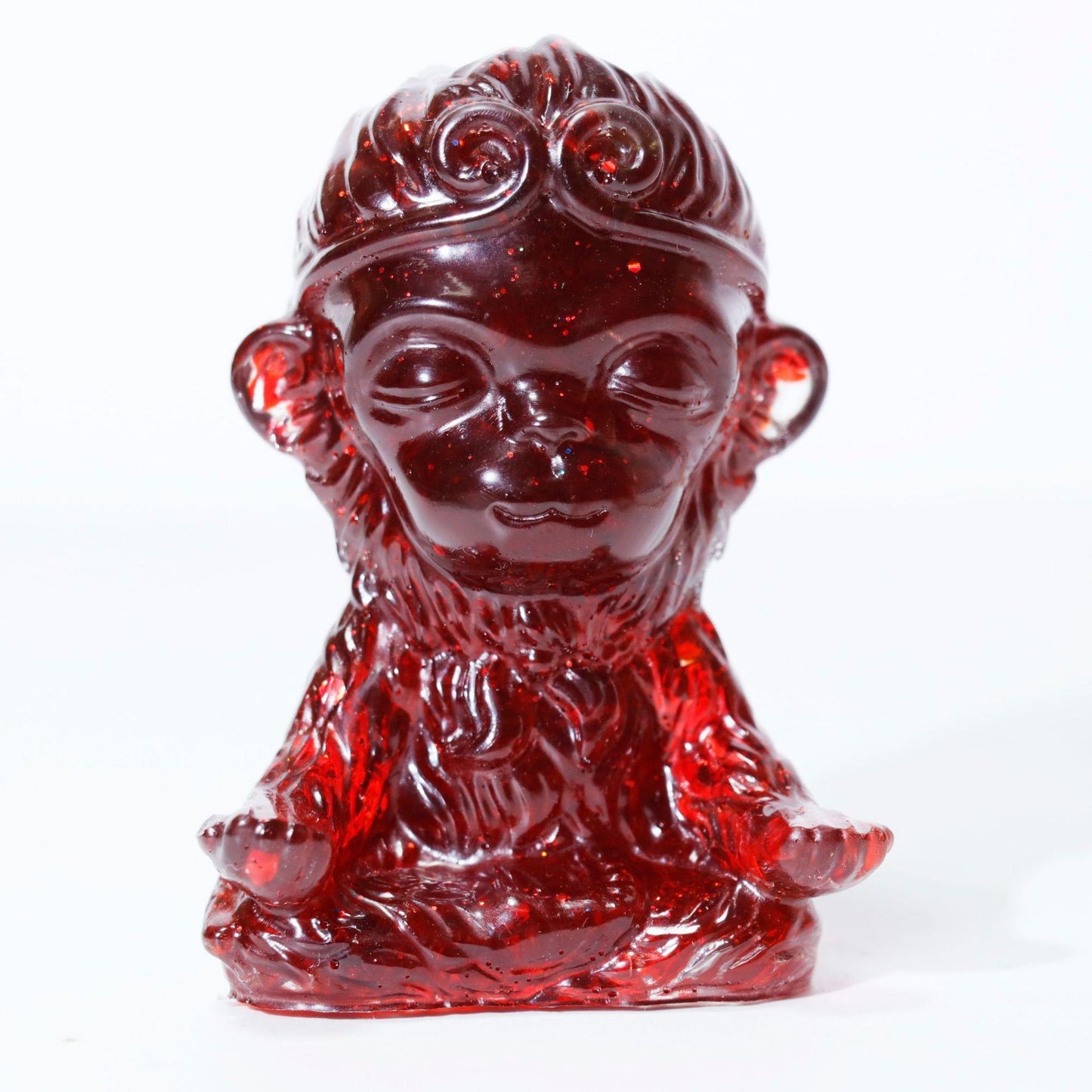 Crystal Monkey King car decoration,80*50*40mm