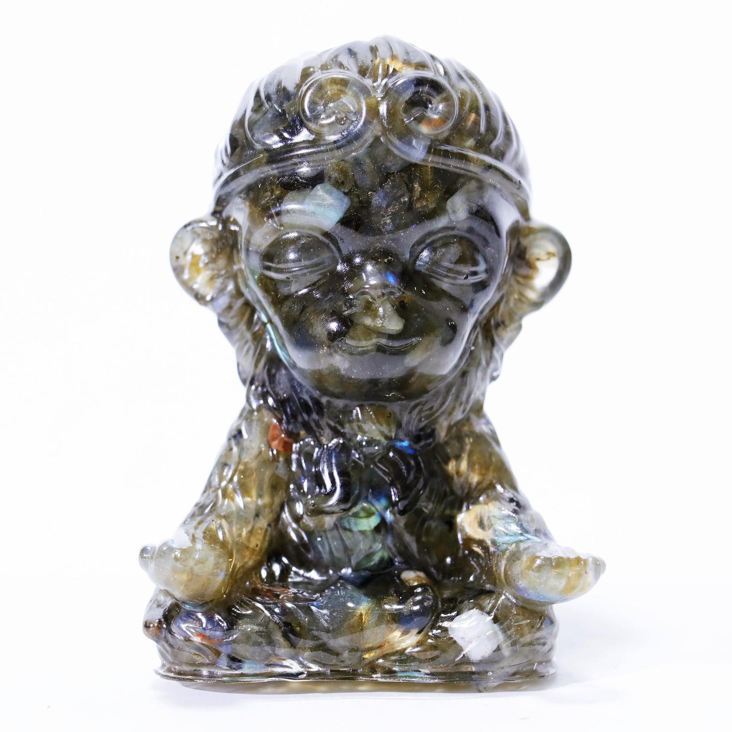 Crystal Monkey King car decoration,80*50*40mm