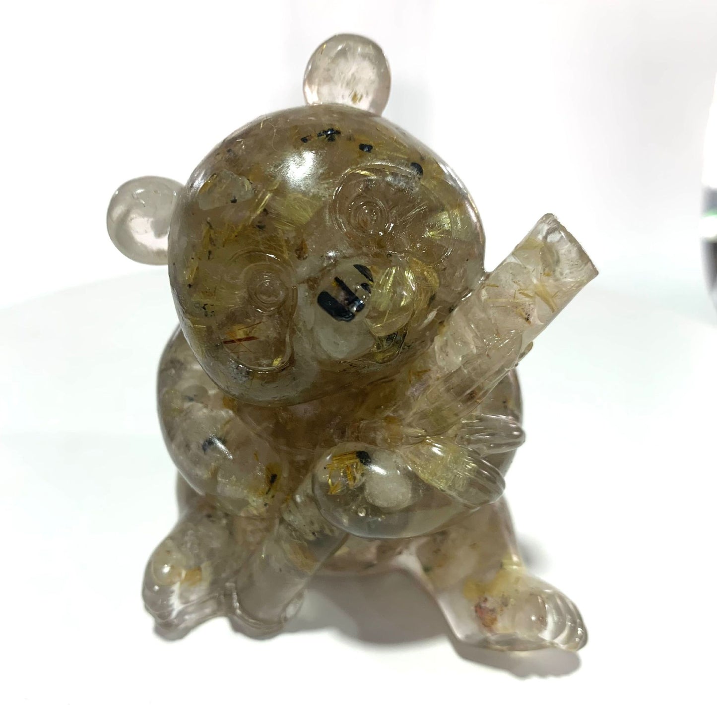 Nature crystal epoxy Panda,65*65*85 mm