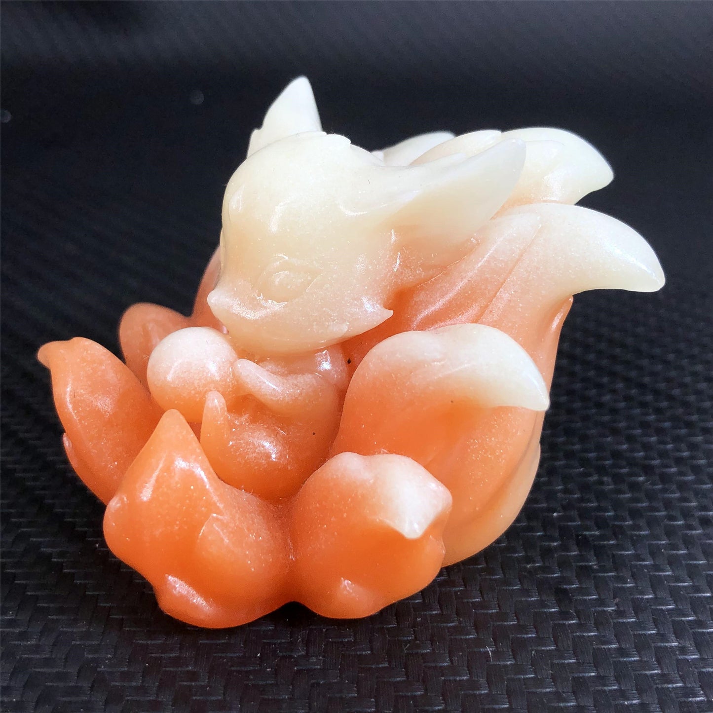 Nine-tailed fox resin luminous stone,40mm