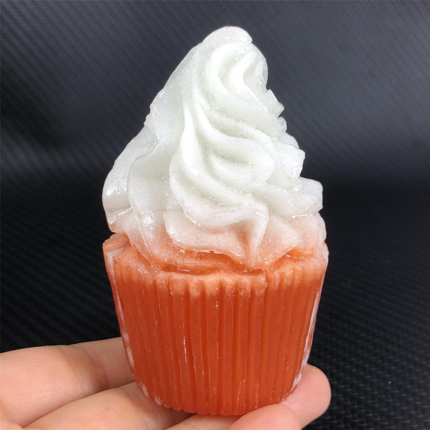 Ice-cream resin luminous stone,80*50*50mm