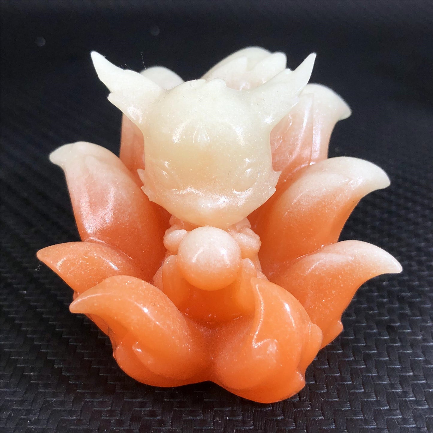 Nine-tailed fox resin luminous stone,40mm