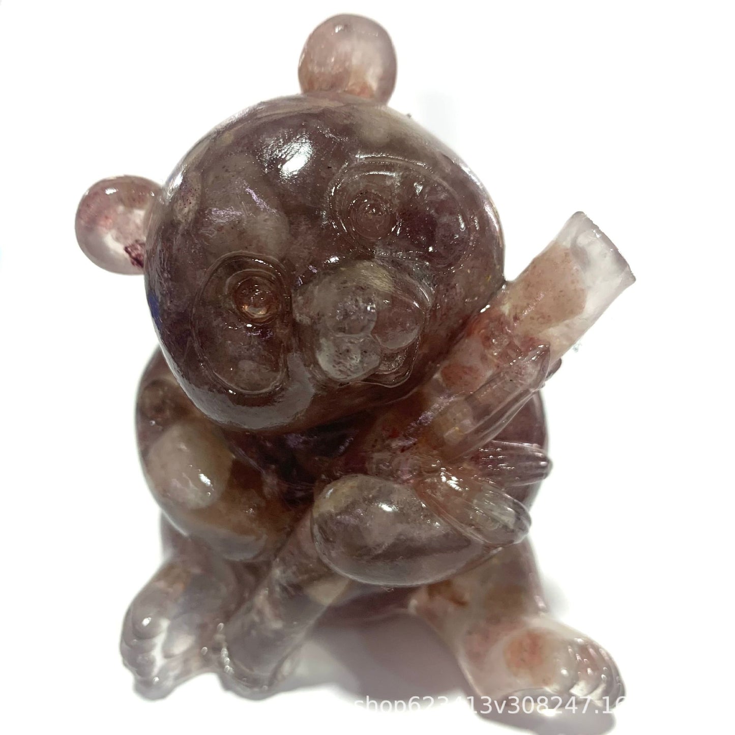 Nature crystal epoxy Panda,65*65*85 mm