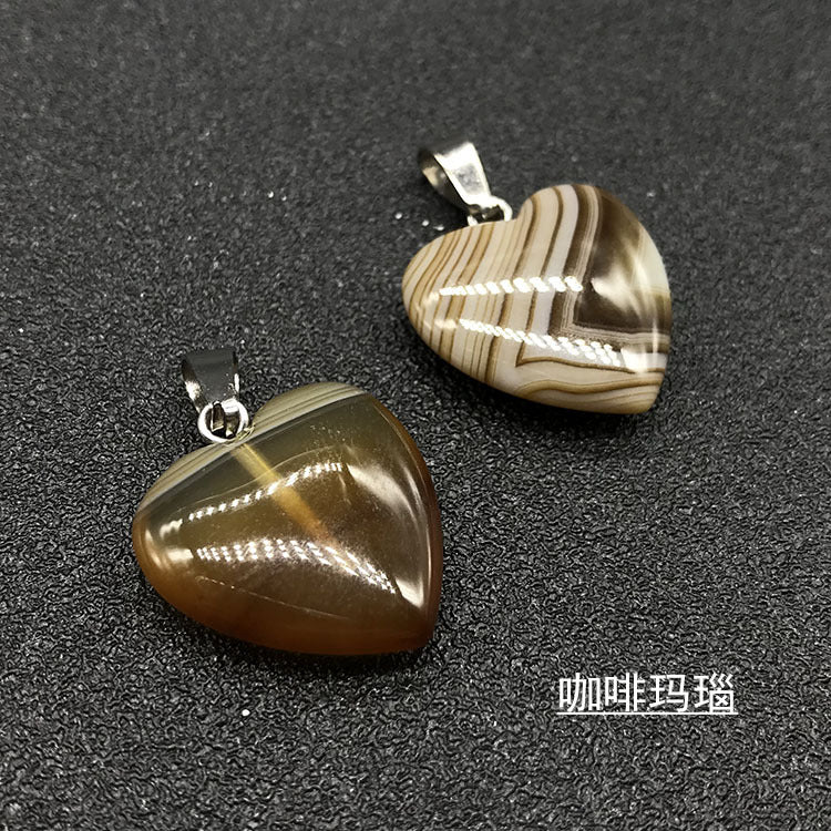 Love pendant Crystal Random 1set=8pcs,20mm