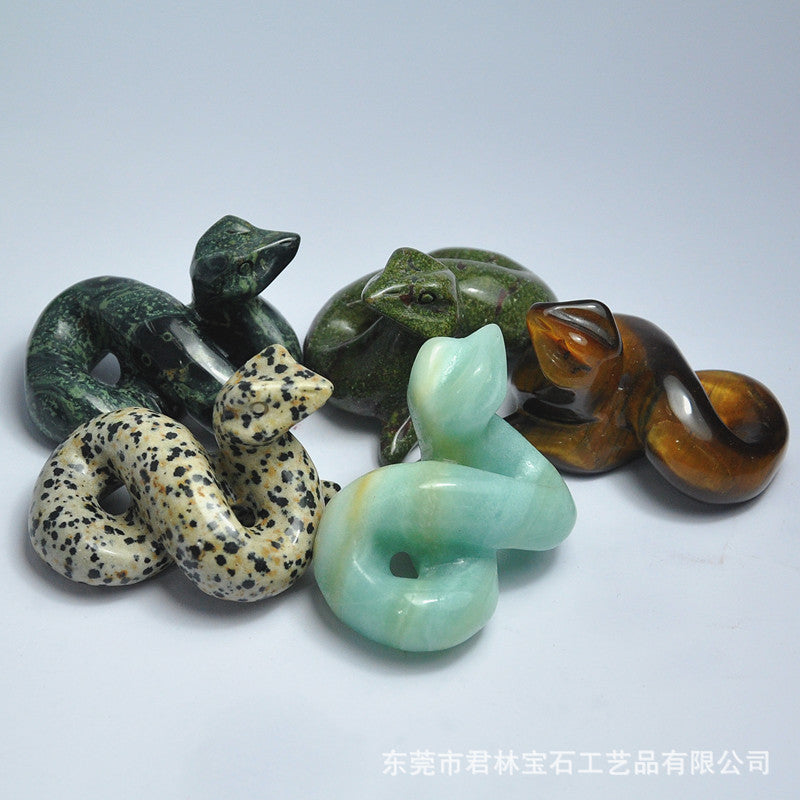 Natural Crystal Snake Sets 50mm 55g