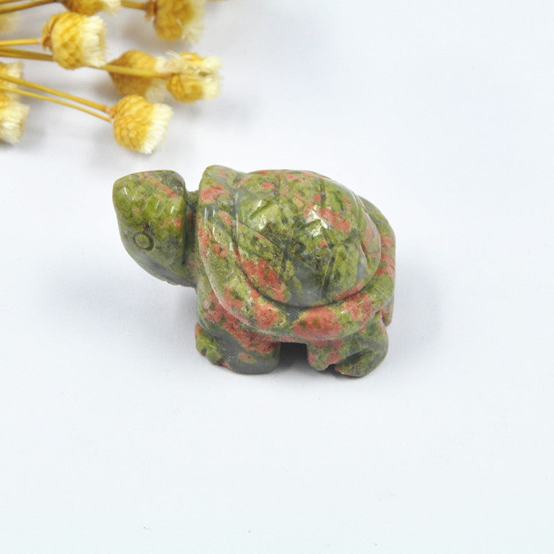 Natural Crystal 38mm Turtles Sets