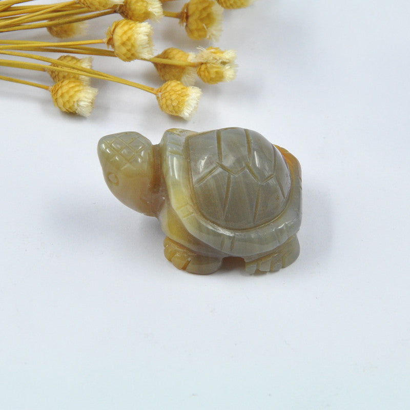 Natural Crystal 38mm Turtles Sets