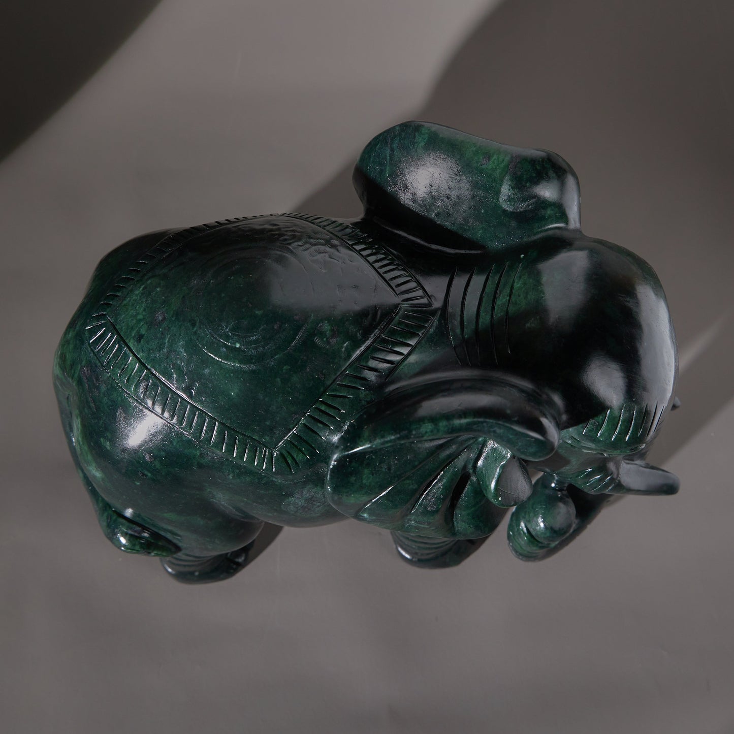 darker green jade elephant