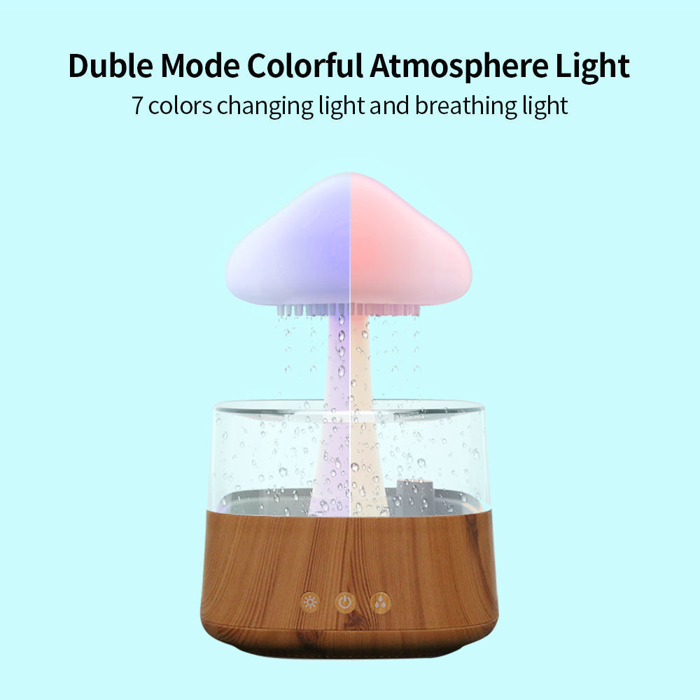 Ultrasonic atomizing cloud and rain humidifier
