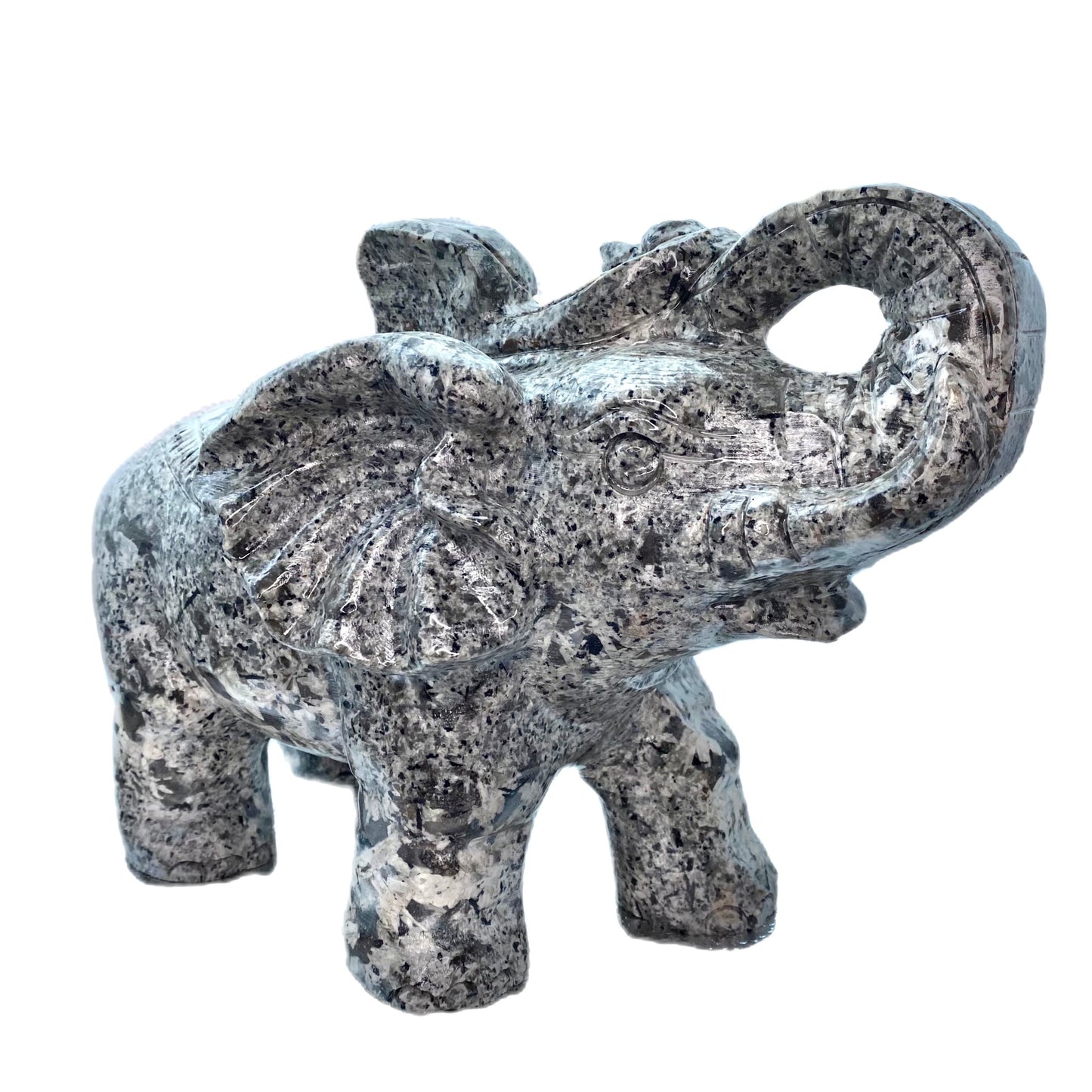 511-Large Carving Yooperlite Elephant