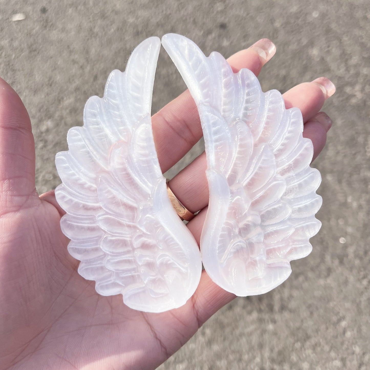 Crystal selenite Angel Wings