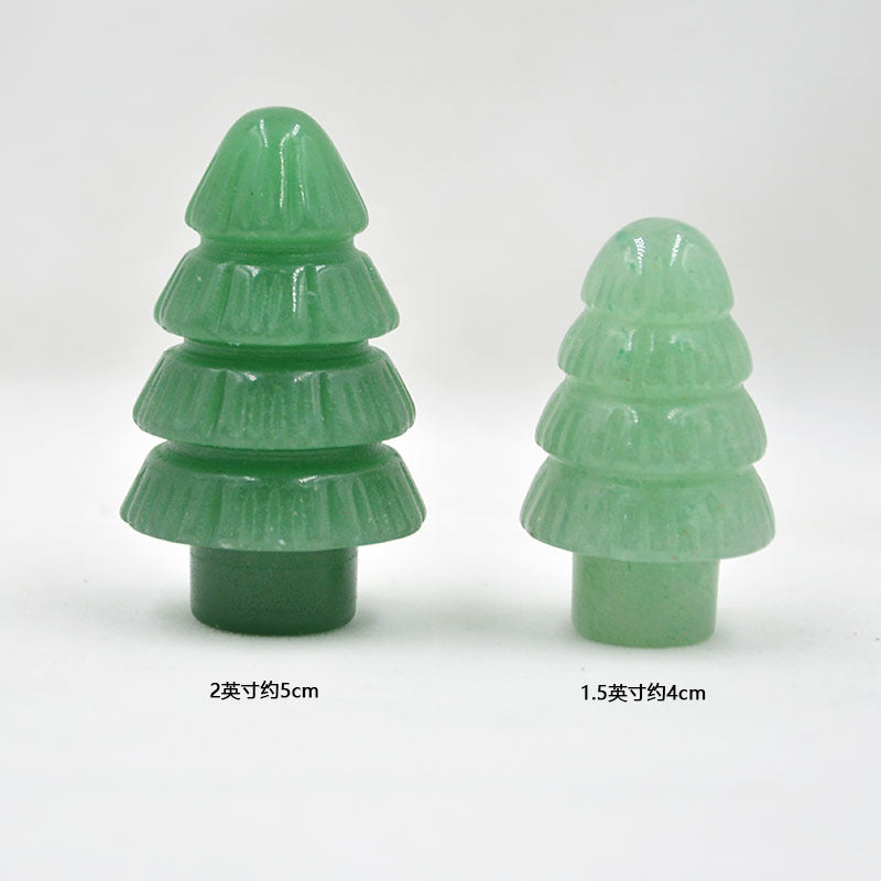 Rock crystal Christmas tree 5 pieces on sale.