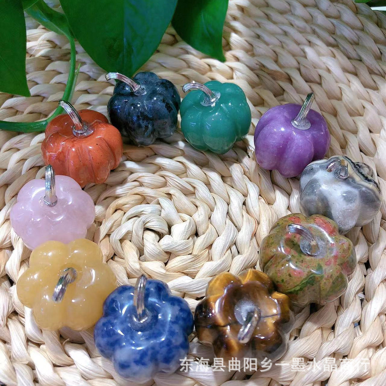 Natural Crystal Pumpkin Sets