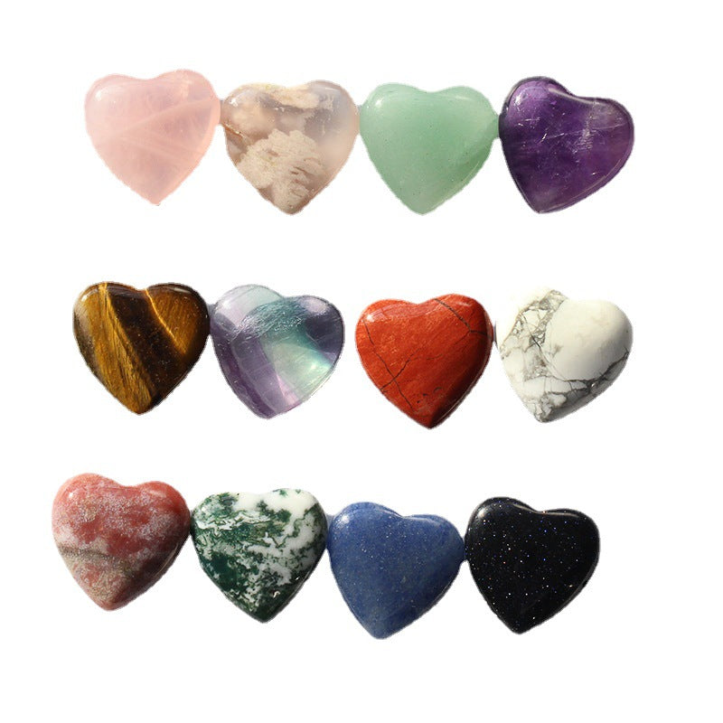 Natural Crystal Heart 2CM