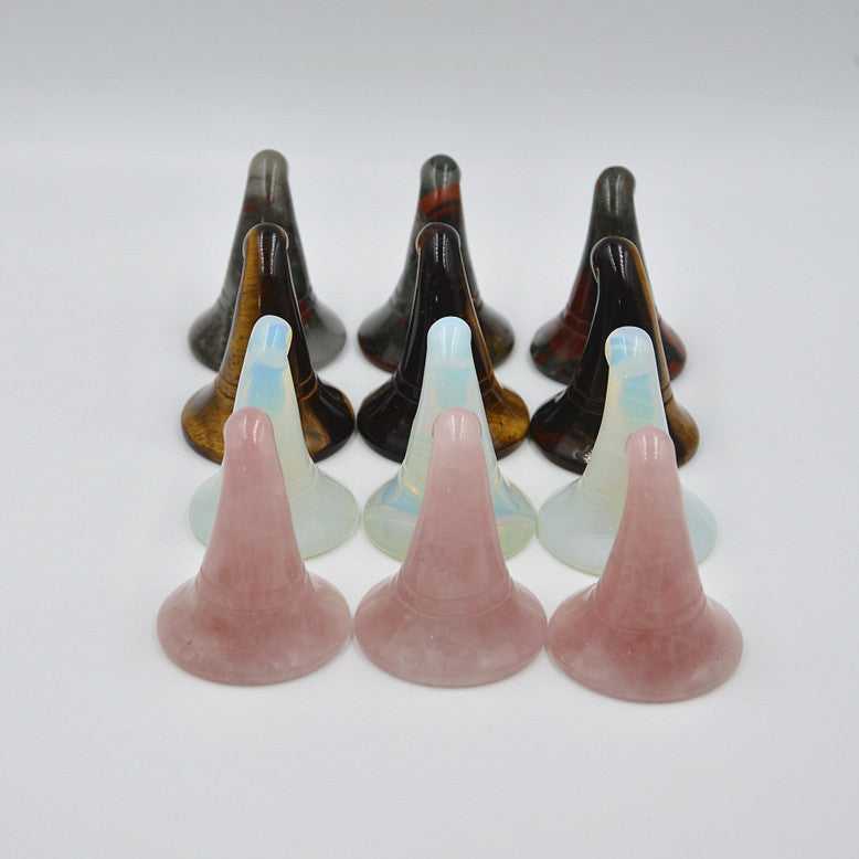 Wizard hat Crystal Random 1set=3pcs,40-50mm