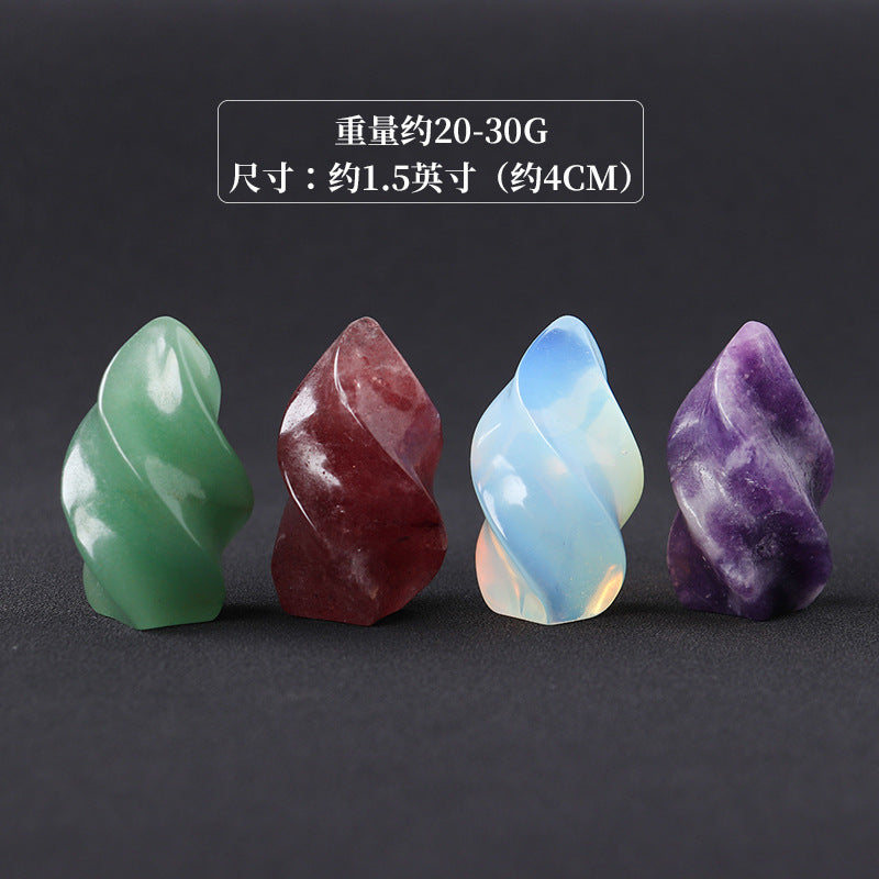 Natural Crystal Flame Sets 40MM - 30g