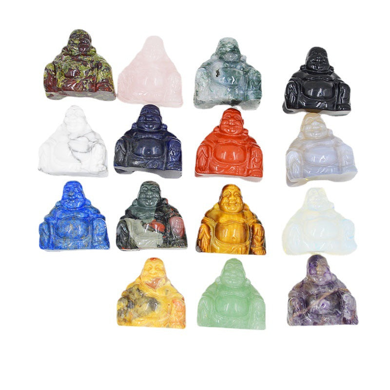 Natural crystal Buddha