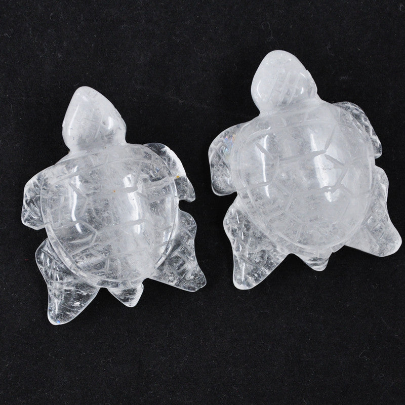 Natural Crystal Turtle 50mm Set