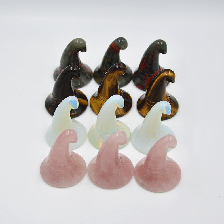 Wizard hat Crystal Random 1set=3pcs,40-50mm