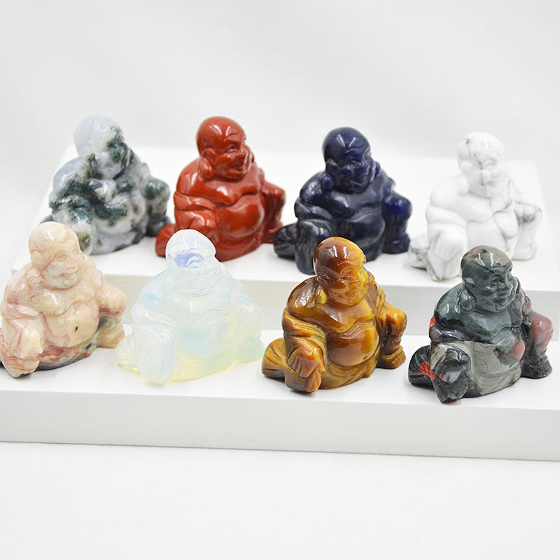 Natural crystal Buddha