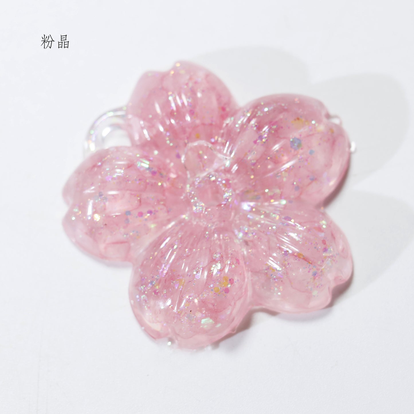 Flower Crystal pendant Random 1set = 3pcs,50*50*10mm