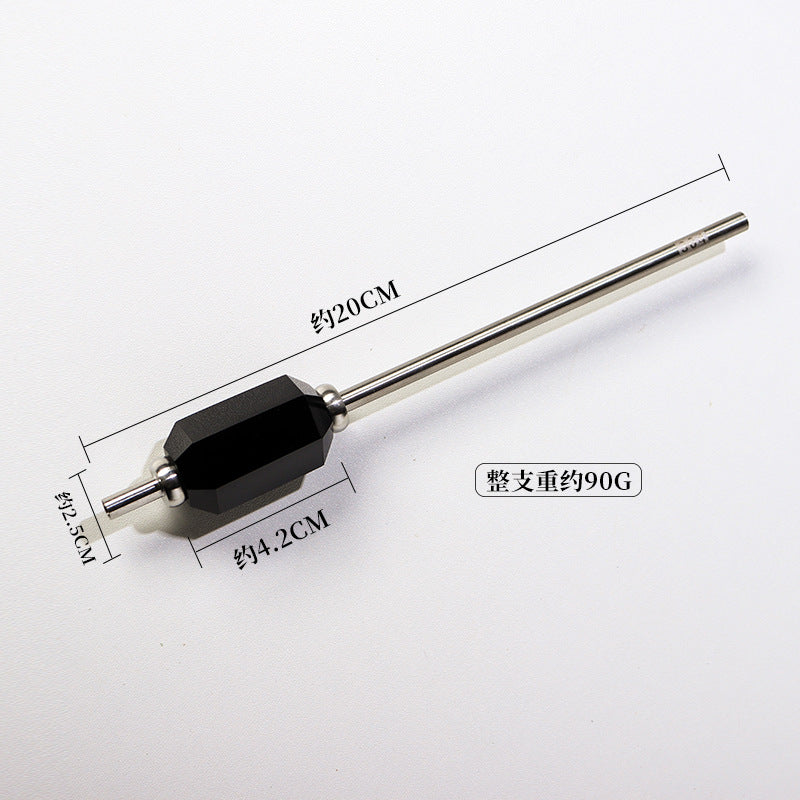 Crystal stainless steel Straw Agitator 2pcs/Set 20cm/ 90g