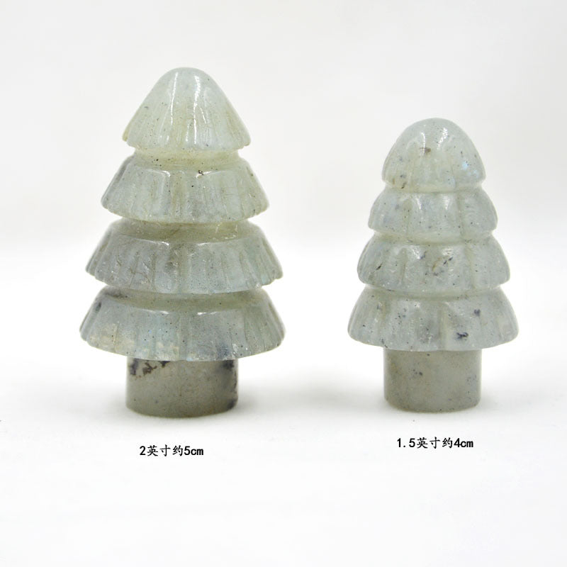 Rock crystal Christmas tree 5 pieces on sale.