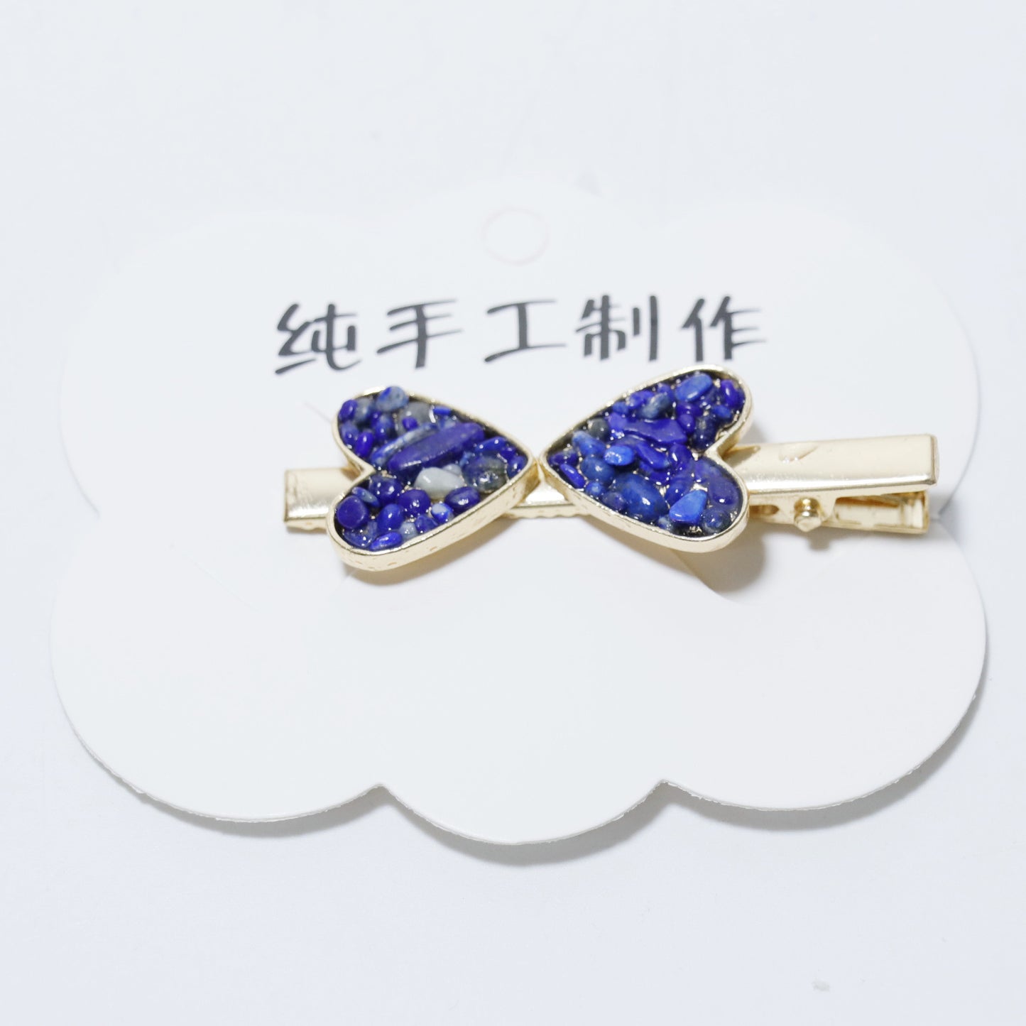 Crystal Love hairpin Random 1set = 4pcs,60*15*10mm