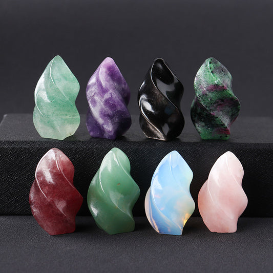 Natural Crystal Flame Sets 40MM - 30g