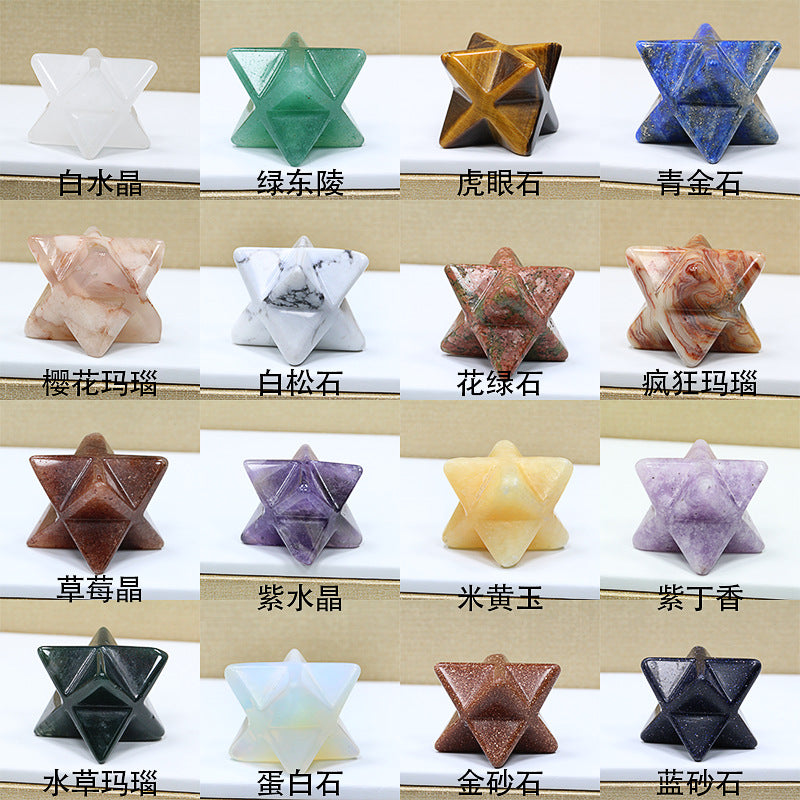 Merkabah Crystal Carvings,33mm*20mm