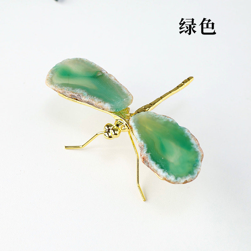 Agate piece Dragonfly 10-13cm,50-60g/pcs