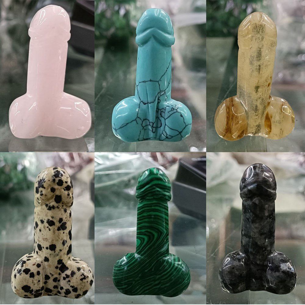 DingDing Penis Crystal Randomly 48mm,20g-30g/pcs