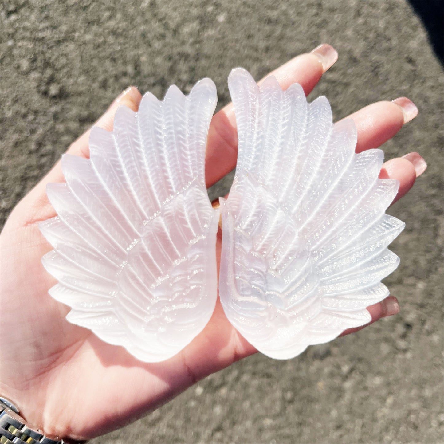 Crystal selenite Angel Wings