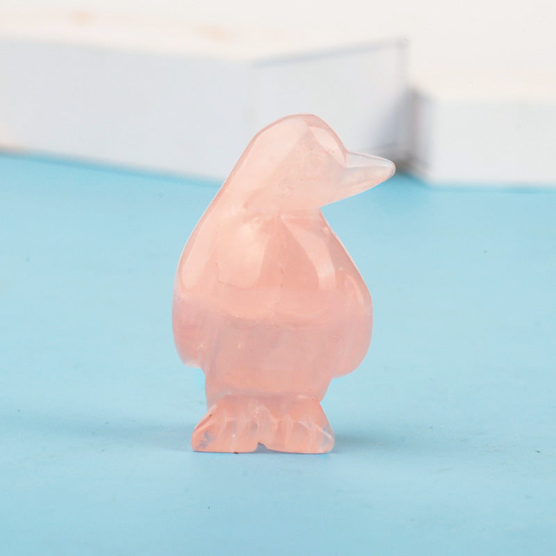 Penguin Crystal Carvings Random 1set=10pcs,47mm*30mm