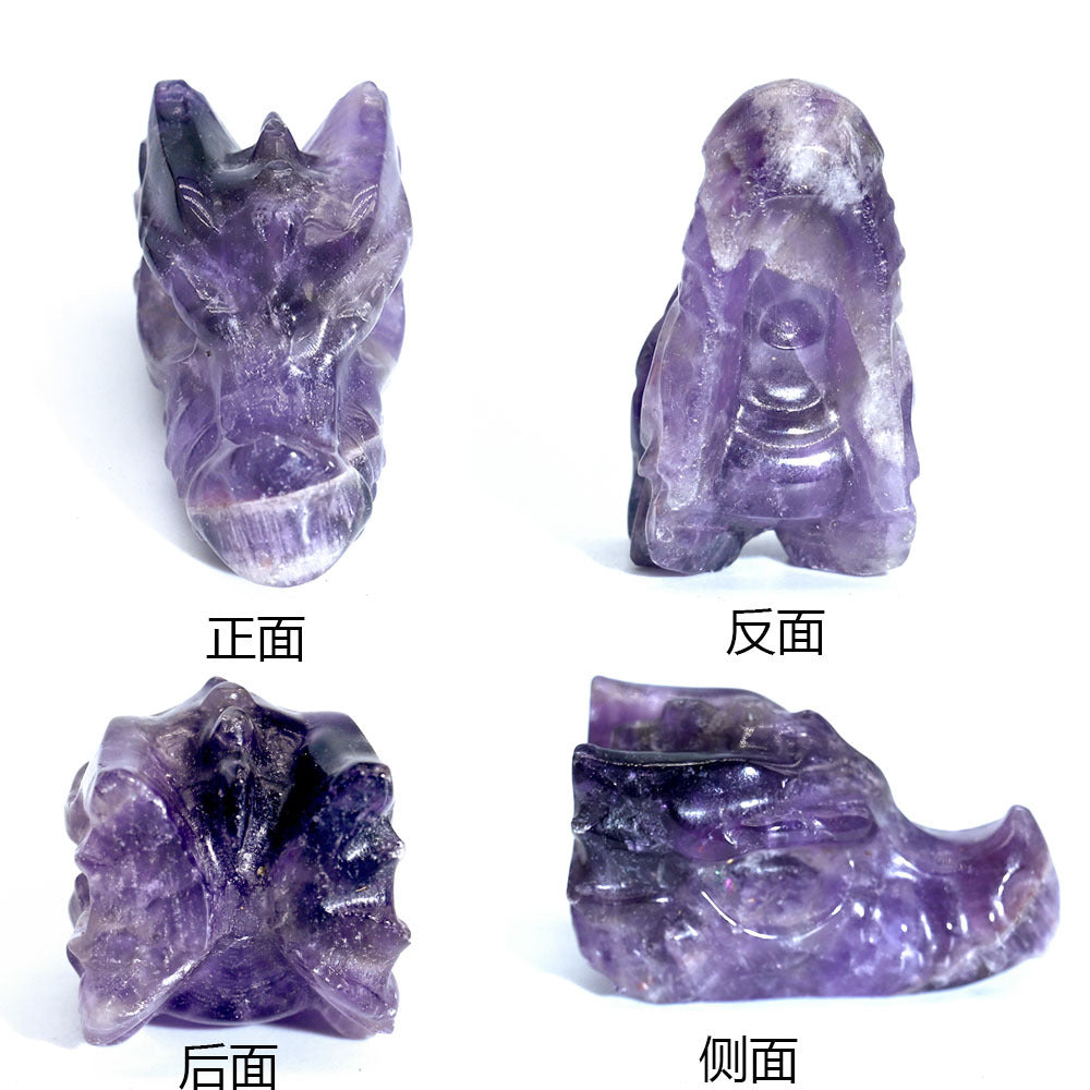 Dragon Head Crystal Randomly 1Set=12pcs,19*37mm,18g/pcs