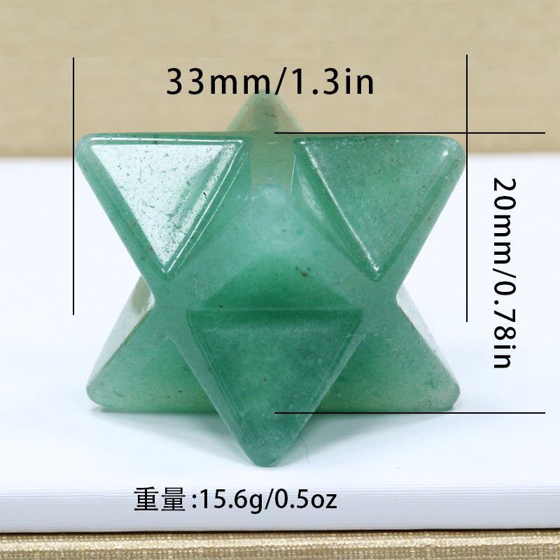 Merkabah Crystal Carvings,33mm*20mm