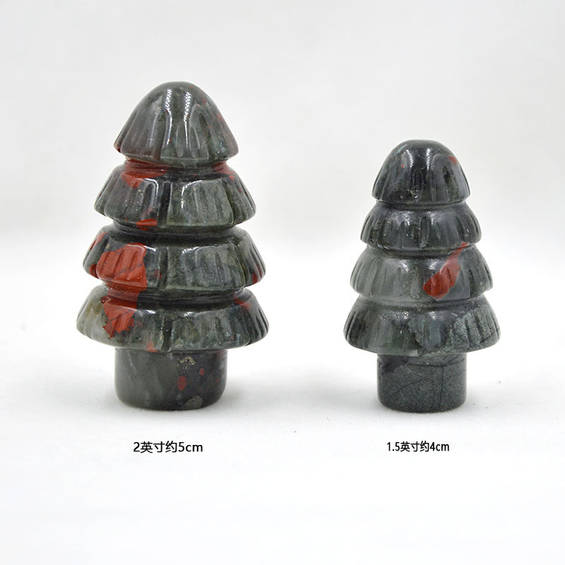 Rock crystal Christmas tree 5 pieces on sale.