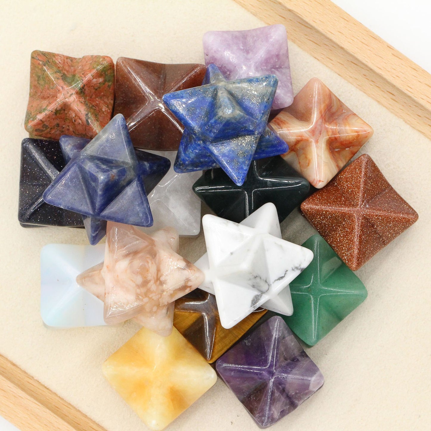 Merkabah Crystal Carvings,33mm*20mm