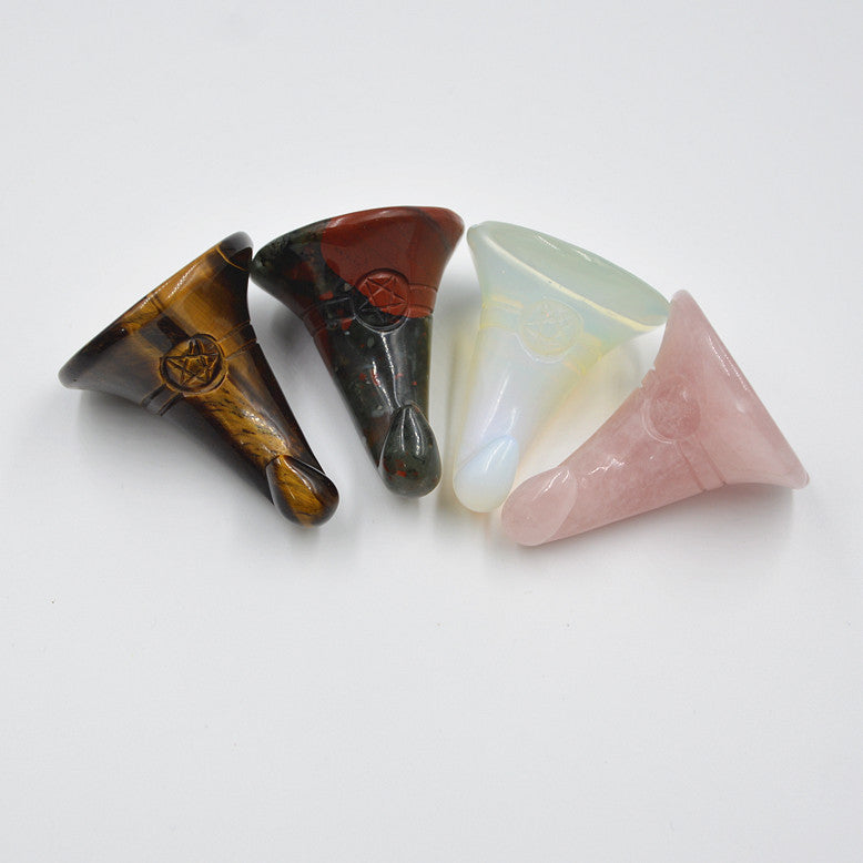 Wizard hat Crystal Random 1set=3pcs,40-50mm