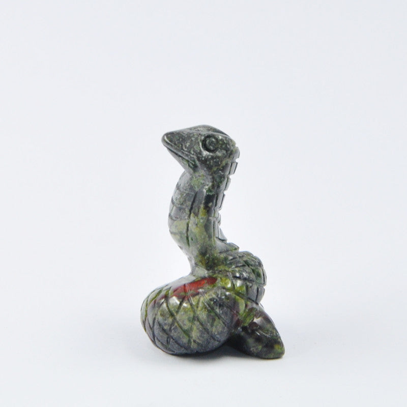 Natural crystal jade snake ornaments