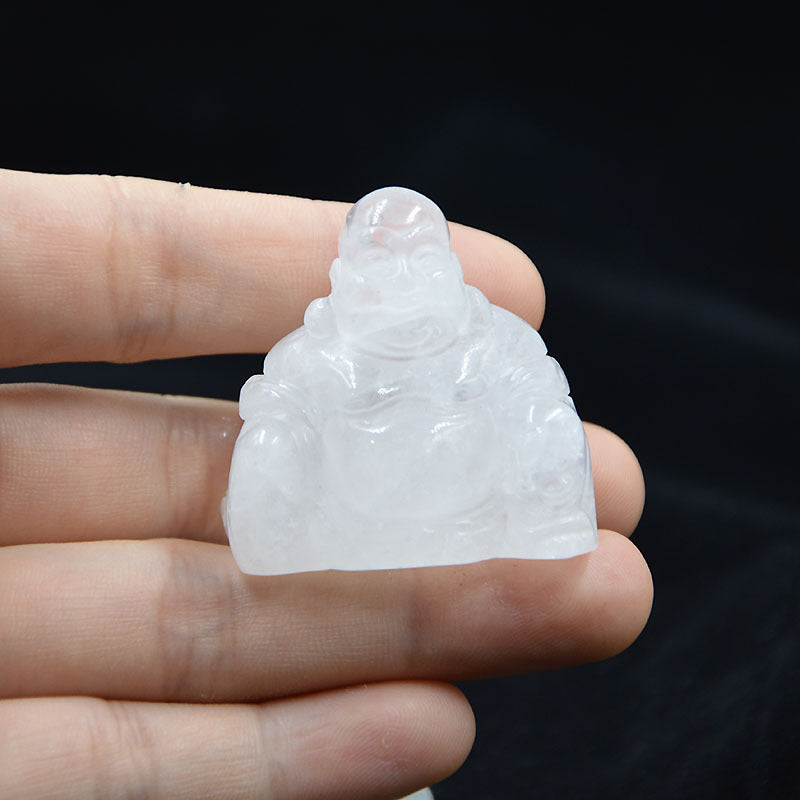 Natural crystal Buddha