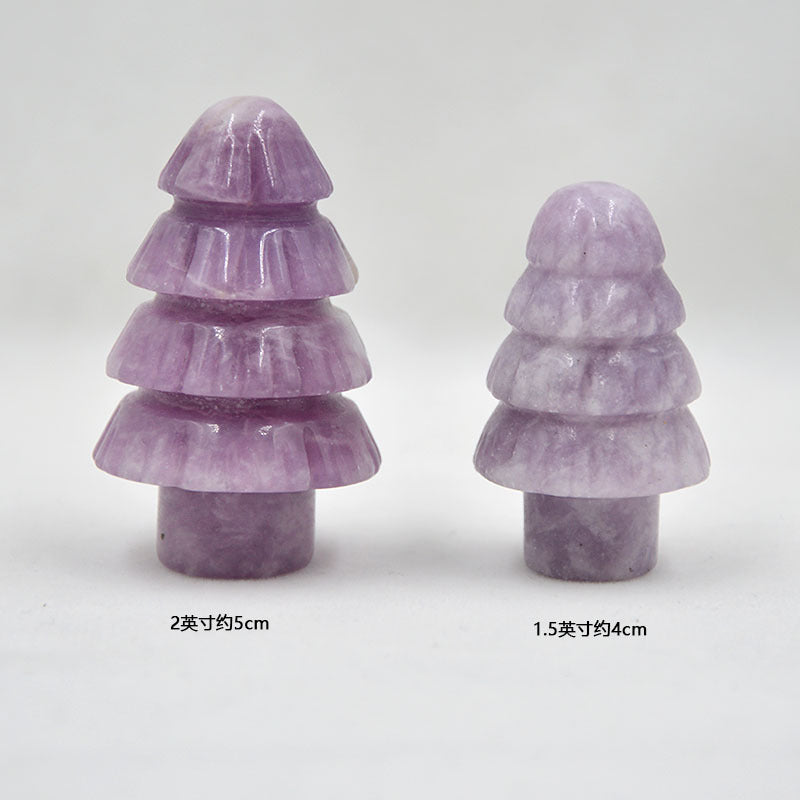 Rock crystal Christmas tree 5 pieces on sale.