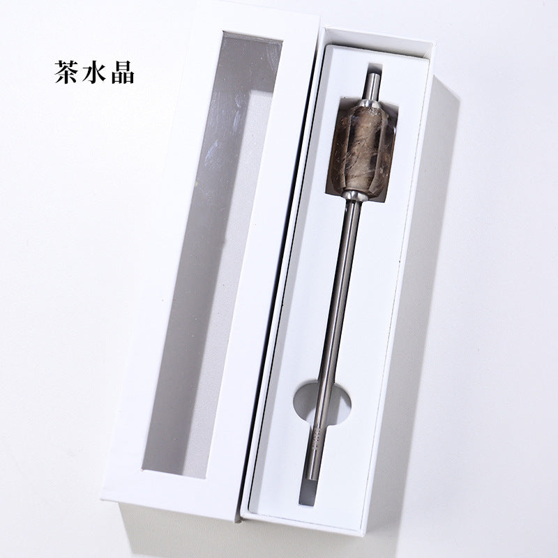 Crystal stainless steel Straw Agitator 2pcs/Set 20cm/ 90g