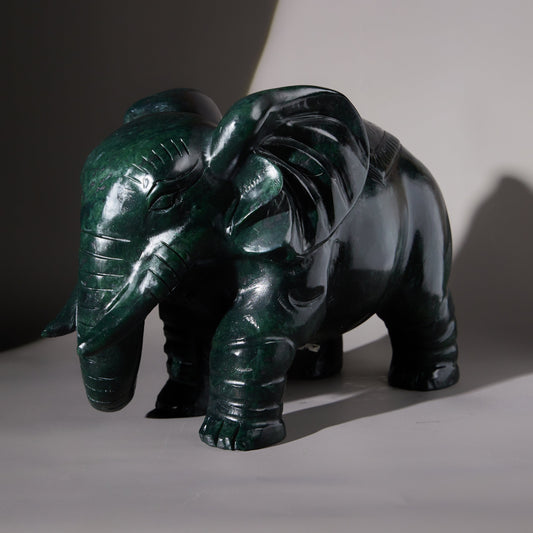 darker green jade elephant