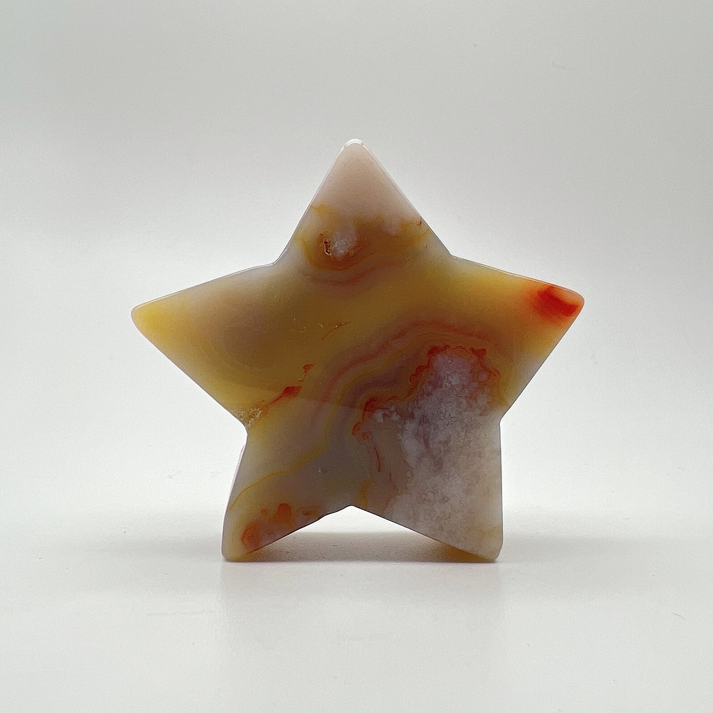 【USA ONLY】meowcrystal moss agate star*1